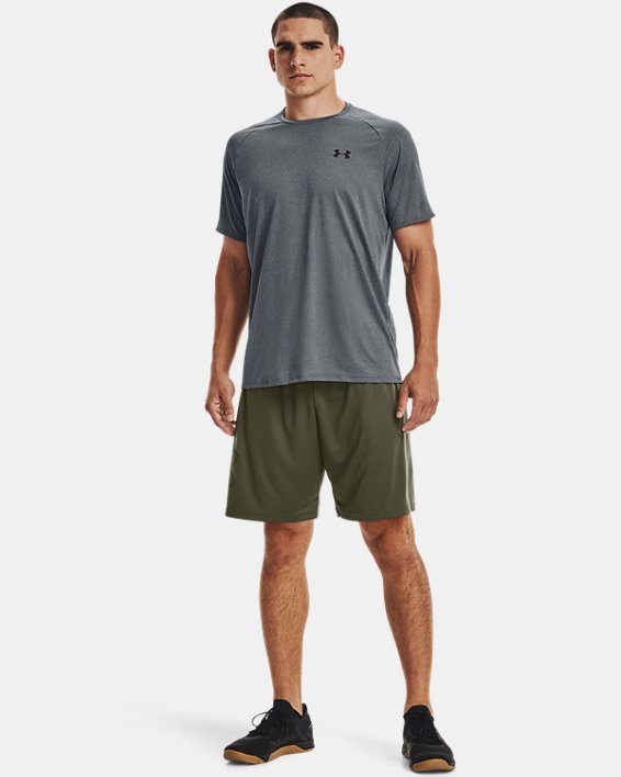 Men's UA Tech™ 2.0 Textured Short Sleeve T-Shirt, Gray, pdpMainDesktop image number 2